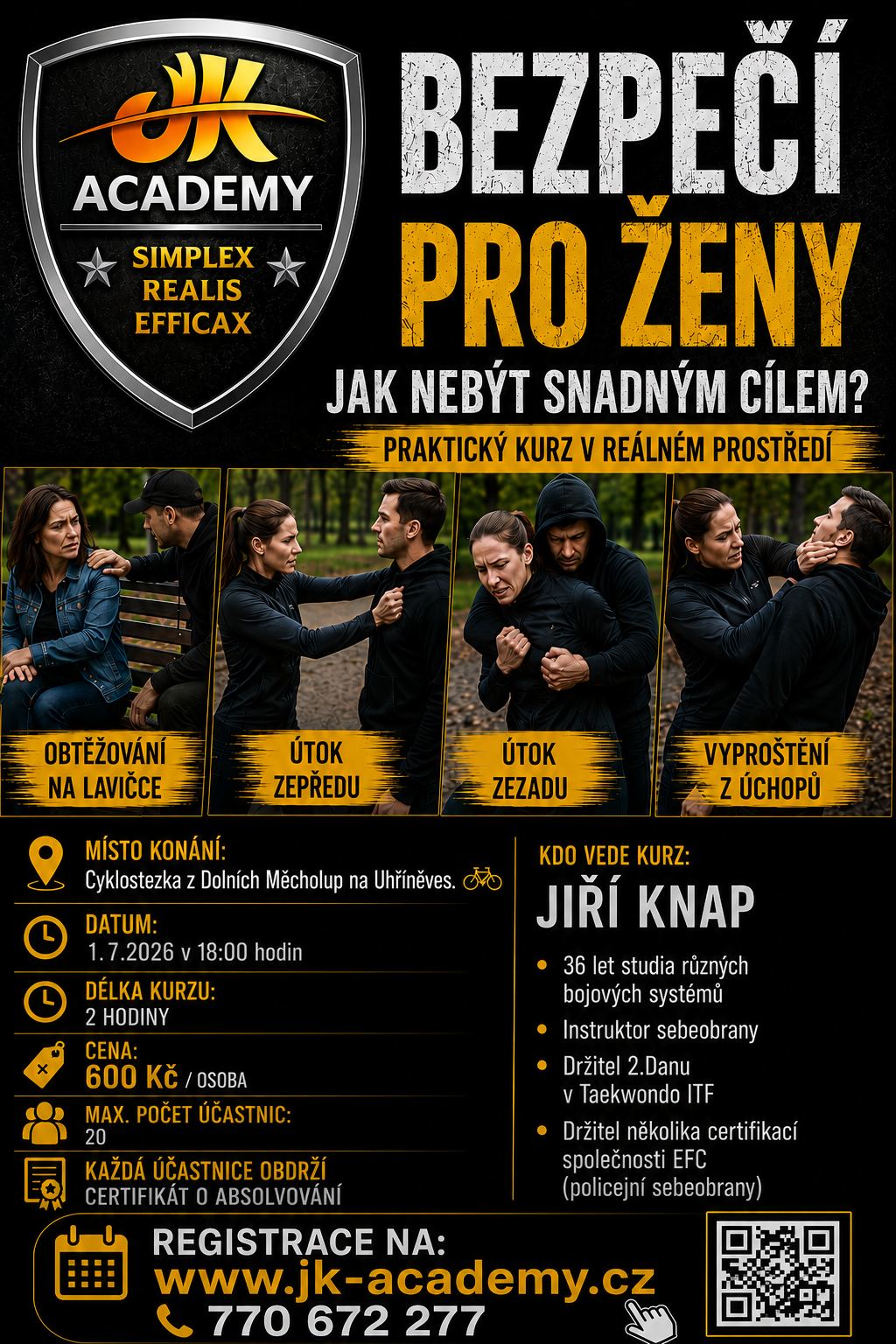 BEZPEČÍ PRO ŽENY - Jak nebýt snadným cílem